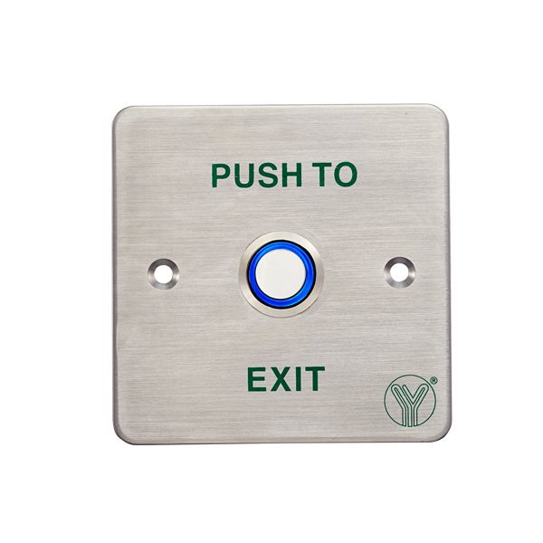 Кнопка выхода Yli Electronic PBK-814C(LED) с LED-подсветкой 105327 фото