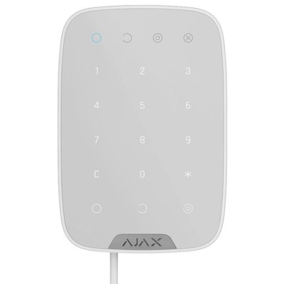Ajax Keypad Fibra white Проводная сенсорная клавиатура 300691 фото