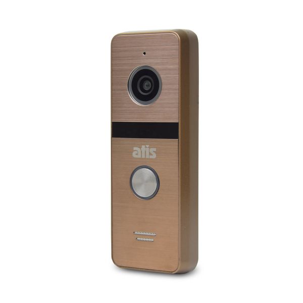 Комплект видеодомофона ATIS AD-1070FHD/T Black с поддержкой Tuya Smart + AT-400HD Gold 1125926 фото