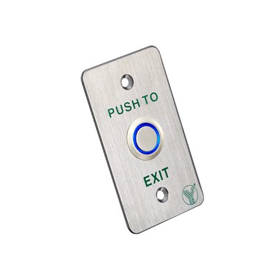Кнопка выхода Yli Electronic PBK-814B(LED) с LED-подсветкой 105325 фото