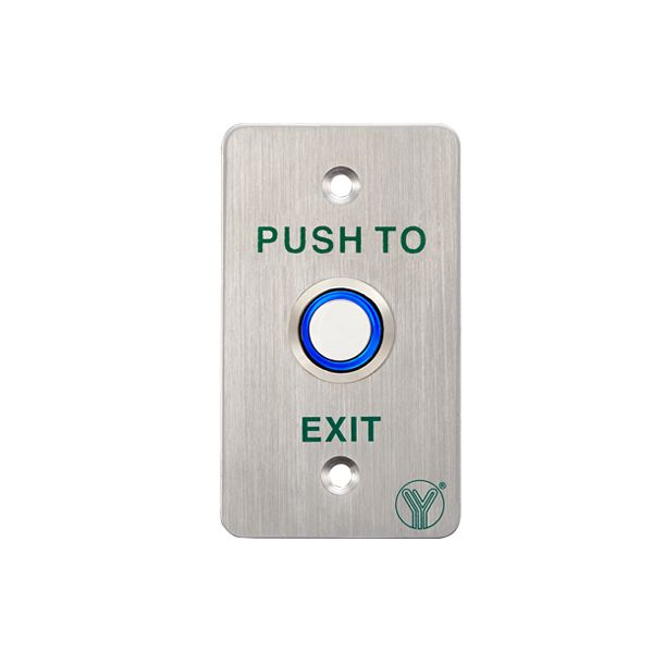 Кнопка выхода Yli Electronic PBK-814B(LED) с LED-подсветкой 105325 фото