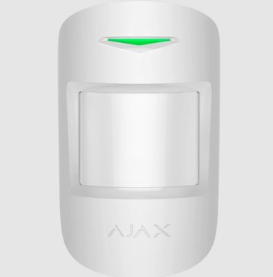 Ajax MotionProtect Fibra white Дротовий сповіщувач руху 7054 фото