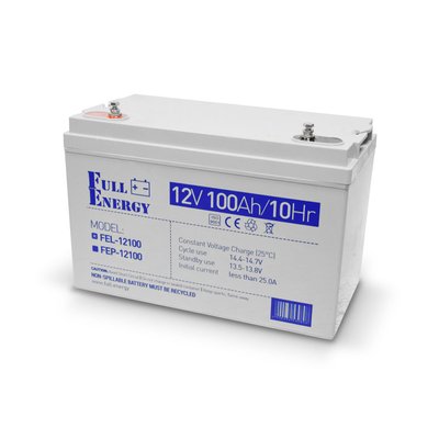Аккумулятор гелевый 12В 100 Ач для ИБП Full Energy FEL-12100 116128 фото