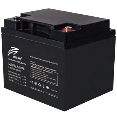 Батарея з системою підігріву Ritar R-LFP12.8V50AH 301409 фото