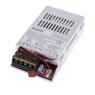 Бесперебойный блок питания Faraday Electronics 85W UPS Smart ASCH ALU под аккумулятор 12-18А/ч а алюминиевом корпусе 116012 фото