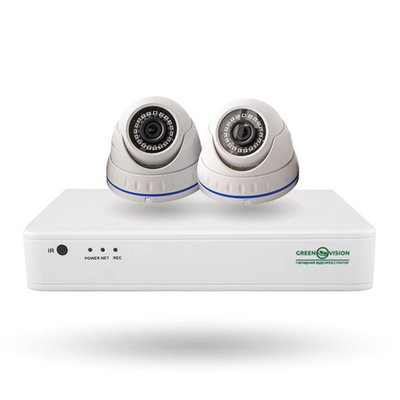 Уличный комплект видеонаблюдения на 2 камеры GV-IP-K-S33/02 1080P 300181 фото
