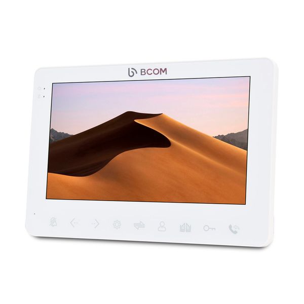 Комплект видеодомофона BCOM BD-780M White Kit: видеодомофон 7" с детектором движения и видеопанель 215041 фото