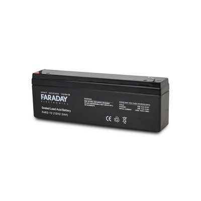 Акумулятор 12В 2 Аг для ДБЖ Faraday Electronics FAR2-12 116531 фото