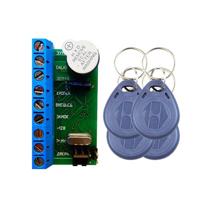 Комплект контроллер NM-Z5R (1шт) + RFID KEYFOB EM-Blue (4шт) 111515 фото