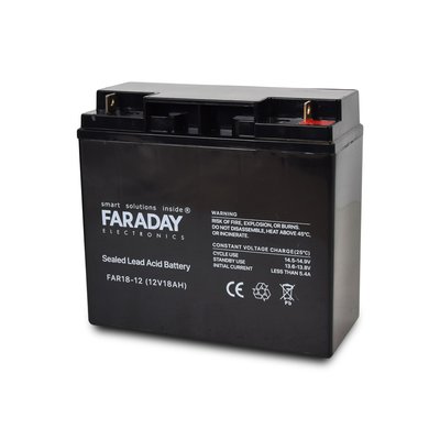 Аккумулятор 12В 18 Ач для ИБП Faraday Electronics FAR18-12 116534 фото