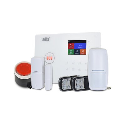 Комплект беспроводной GSM и Wi-Fi сигнализации ATIS Kit GSM+WiFi 130 со встроенной клавиатурой 111125 фото