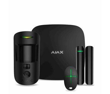Ajax StarterKit Cam Plus (чёрный) Комплект охранной сигнализации 7019 фото