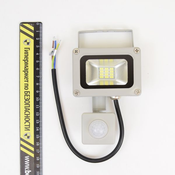 LED-прожектор Lightwell LW-10W-220PIR с датчиком движения 110676 фото