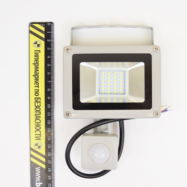 LED-прожектор Lightwell LW-20W-220PIR з датчиком руху 110678 фото