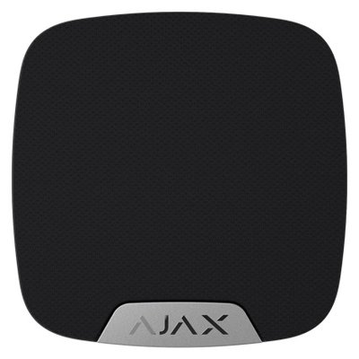 Ajax HomeSiren S (8PD) black Бездротова сирена з клемою для додаткового світлодіода 300292 фото