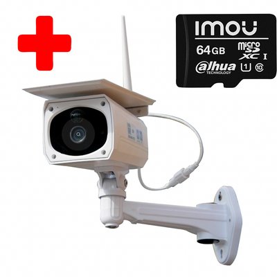 Відеокамера UT-SCAM100 Solar IP 4G Camera (HS 3516E+2335 / 1080P +18650 Li-Ion x4 Battery) 140048 фото