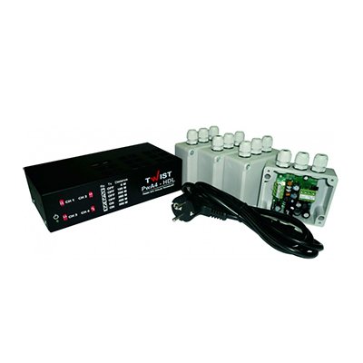 Комплект підсилювачів TWIST PWA-4-HDL для чотирьохканольної передачі відеосігналу по кручений парі 106532 фото