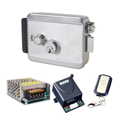 Комплект контроля доступа с электромеханическим замком ATIS Lock SSM, радиоконтроллером Yli Electronic WBK-400-1-12, блоком питания Full Energy BGM-123Pro 12 В / 3 А 1011051 фото